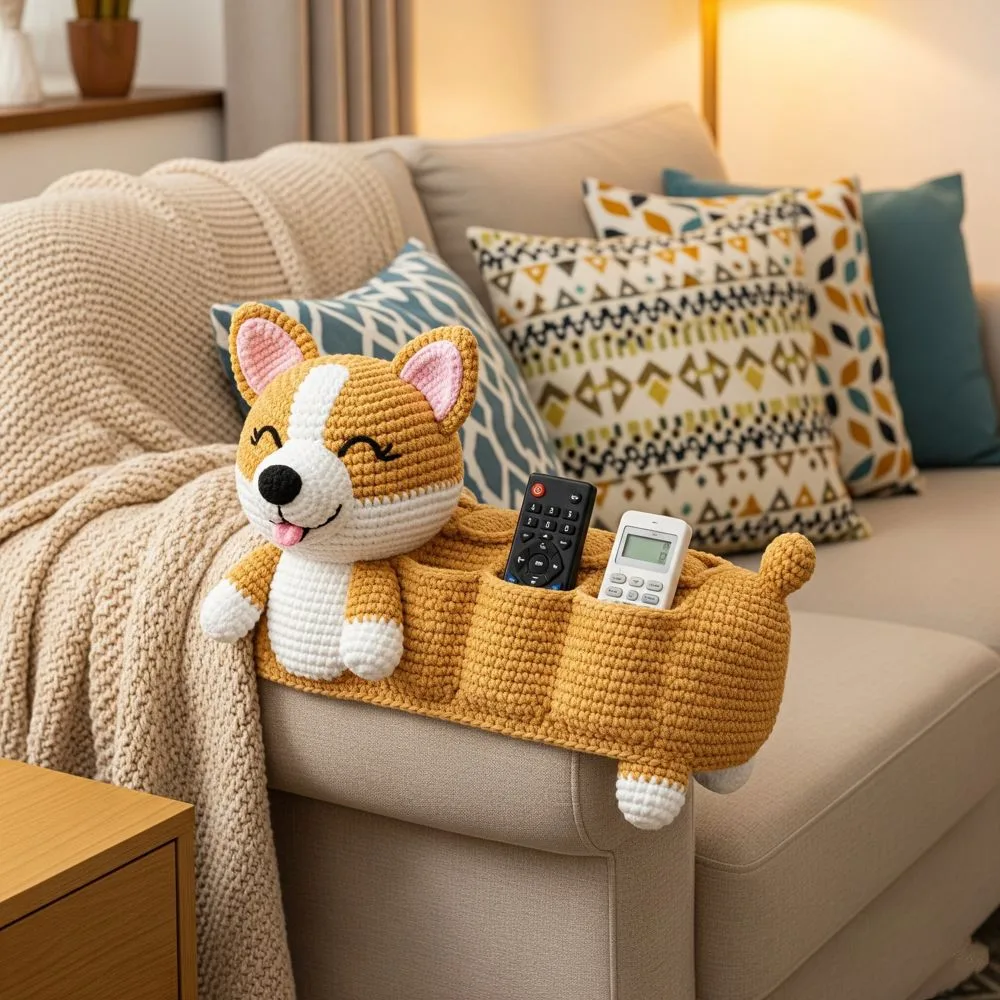 Handmade Dog Sofa Organizer