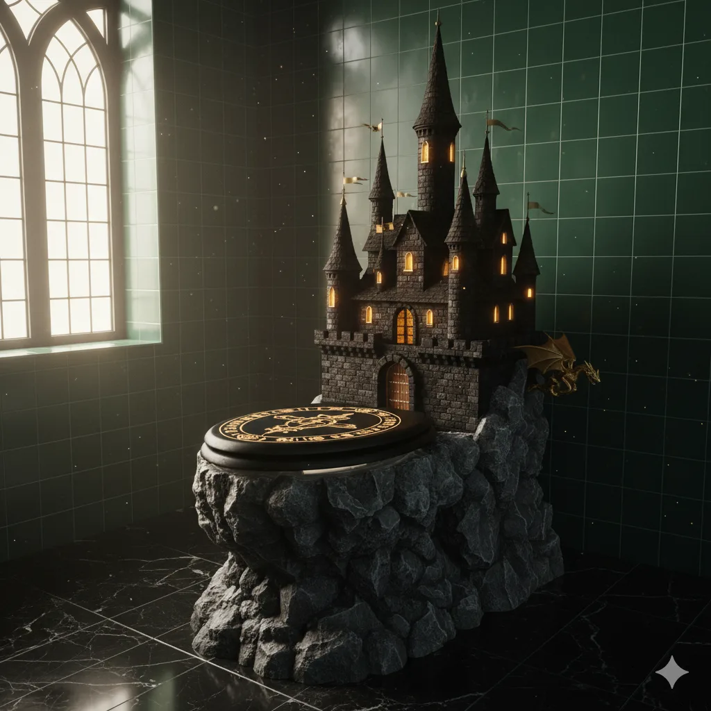 Hogwarts castle toilets